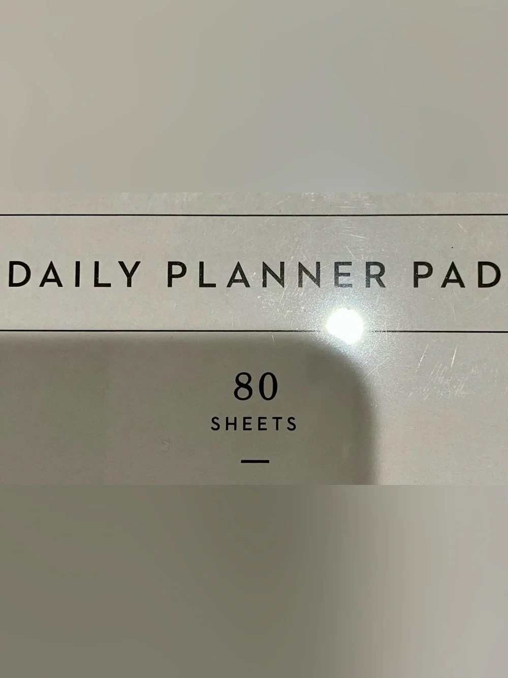 Compendium daily planner pad 80 pages NWT
